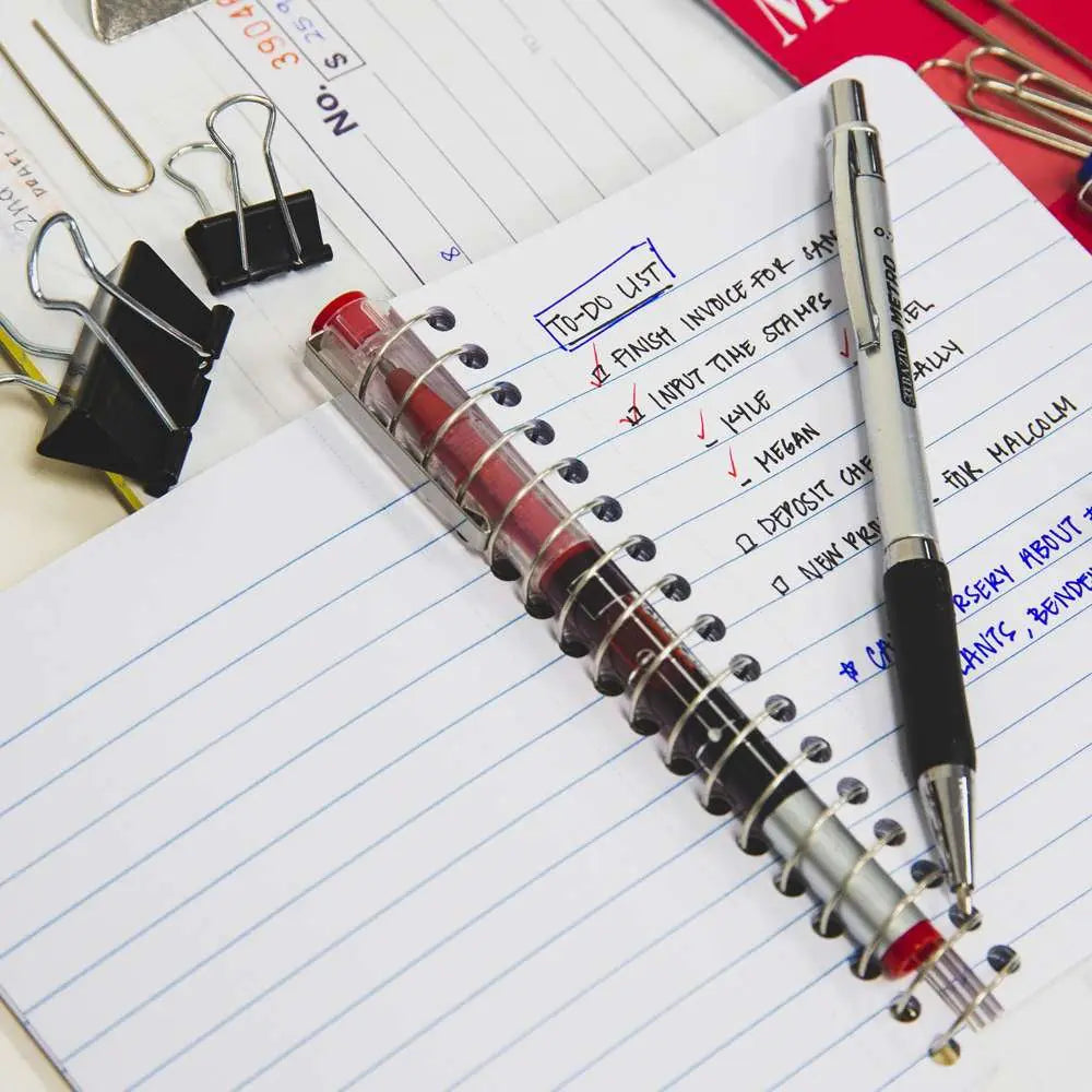 Dayton Assorted Color Rollerball Pen w/ Metal Clip (3/Pk)